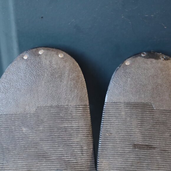 SALE - Jeffery-West 8-D US Brown Mens Wingtip Burnished Oxford Dress Shoes - Picture 12 of 15